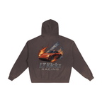 Hand-Frayed Sunfade Zip Hoodie