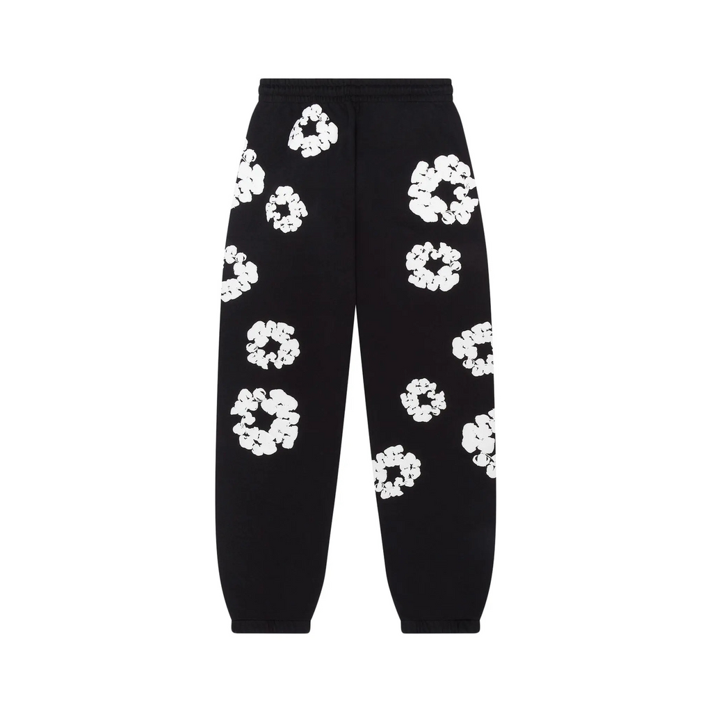 Denim Tears The Cotton Wreath Sweatpants 'Black'