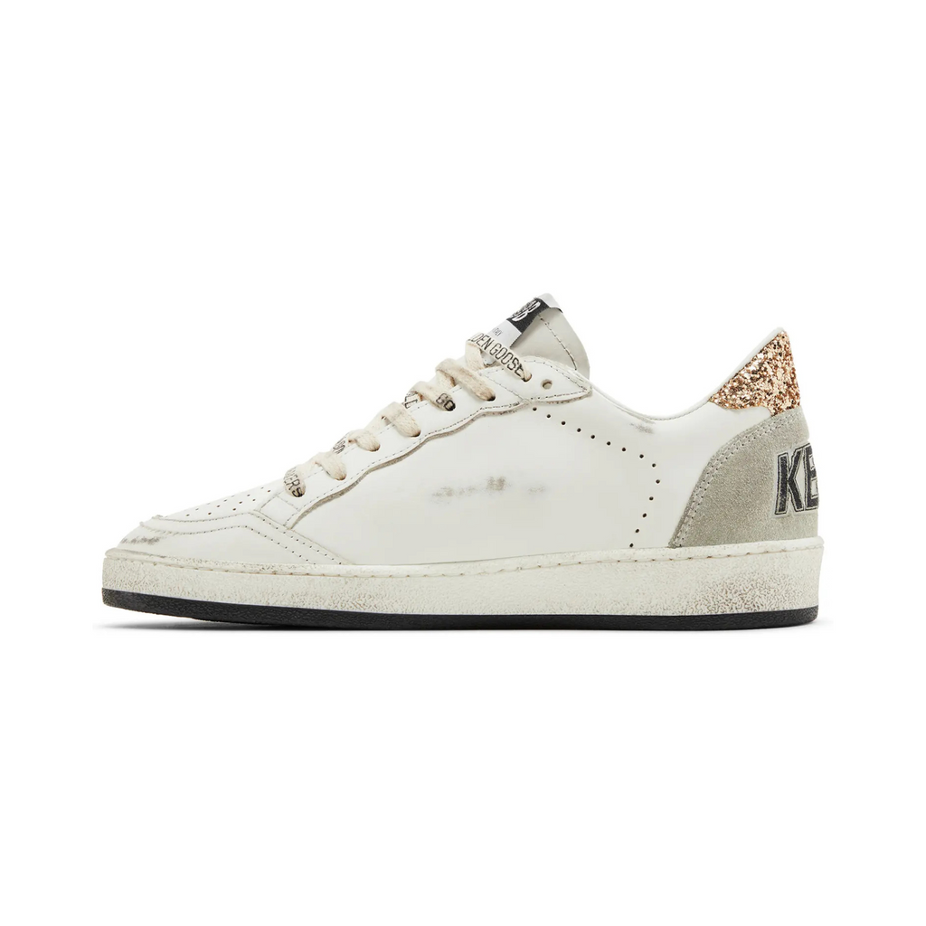 Golden Goose Wmns Ballstar 'White Black Gold Ice'