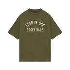 Fear of God Essentials Jersey Crewneck Tee 'Military'