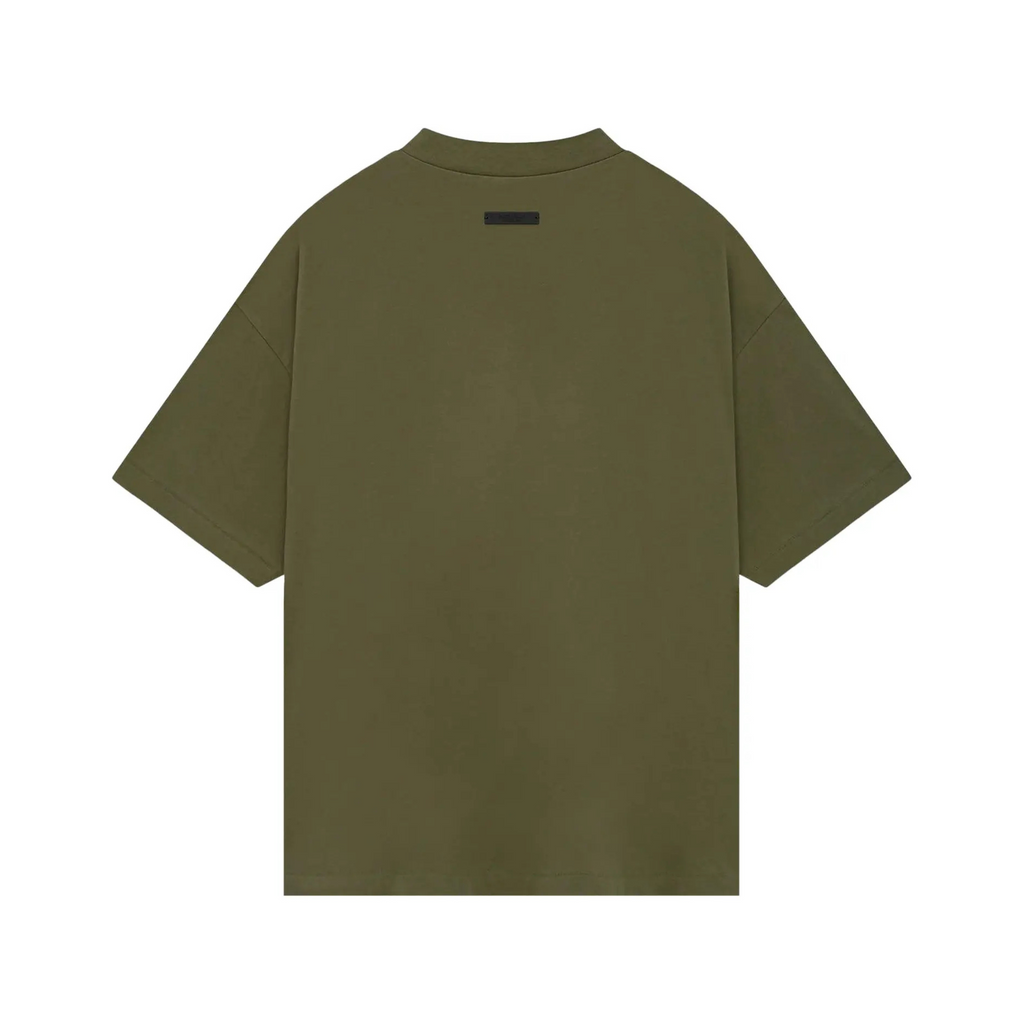 Fear of God Essentials Jersey Crewneck Tee 'Military'