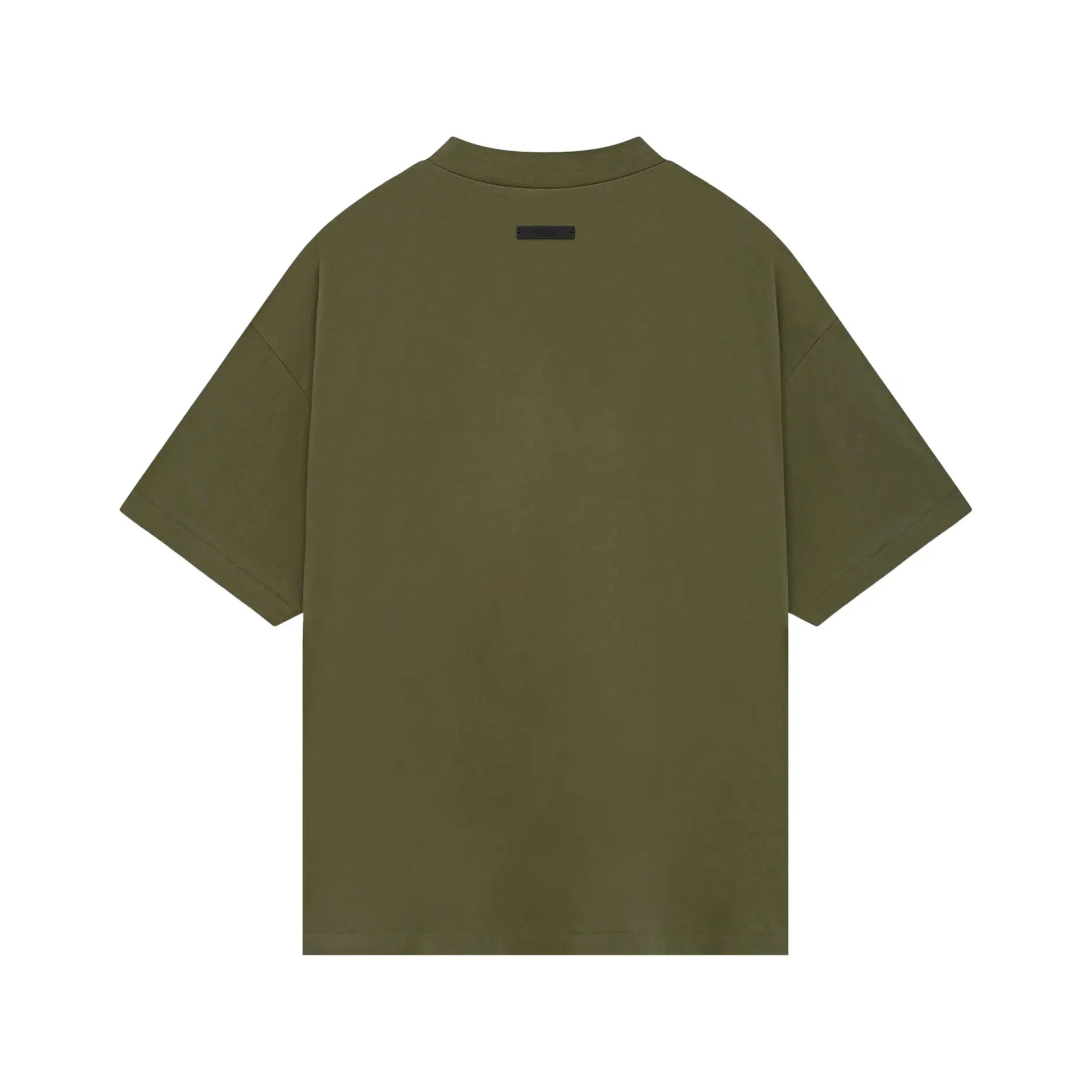 Fear of God Essentials Jersey Crewneck Tee 'Military'