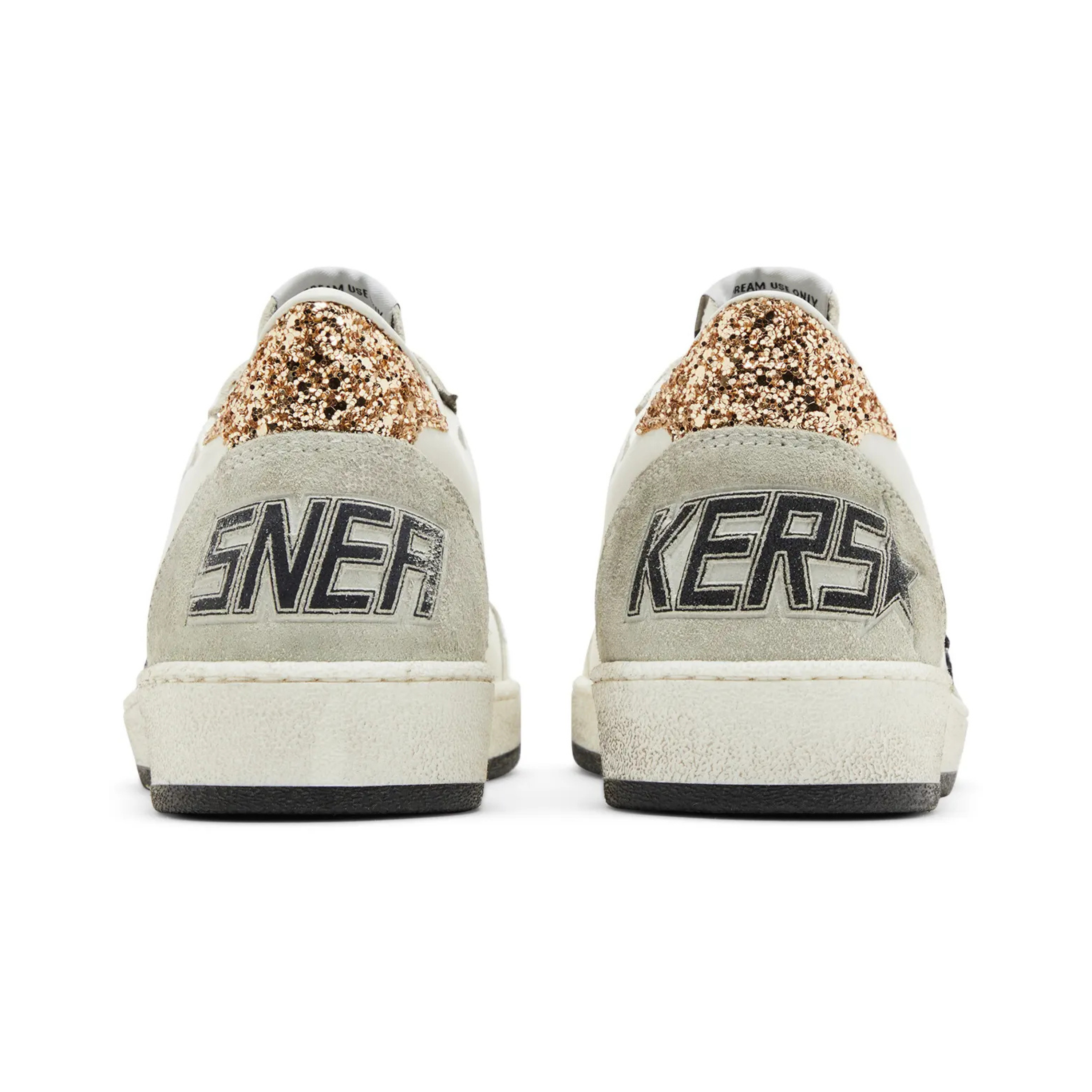 Golden Goose Wmns Ballstar 'White Black Gold Ice'