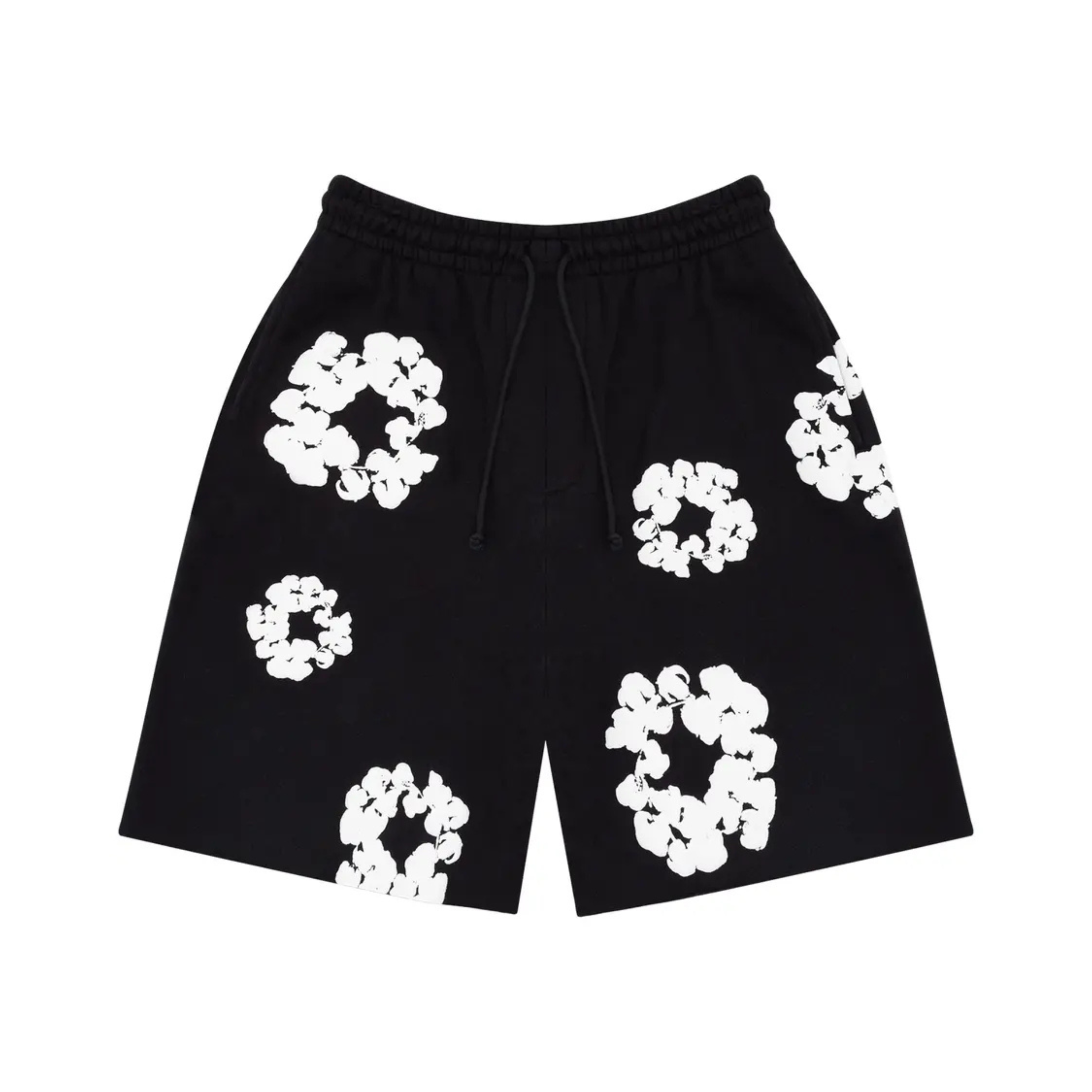 Denim Tears The Cotton Wreath Shorts 'Black'