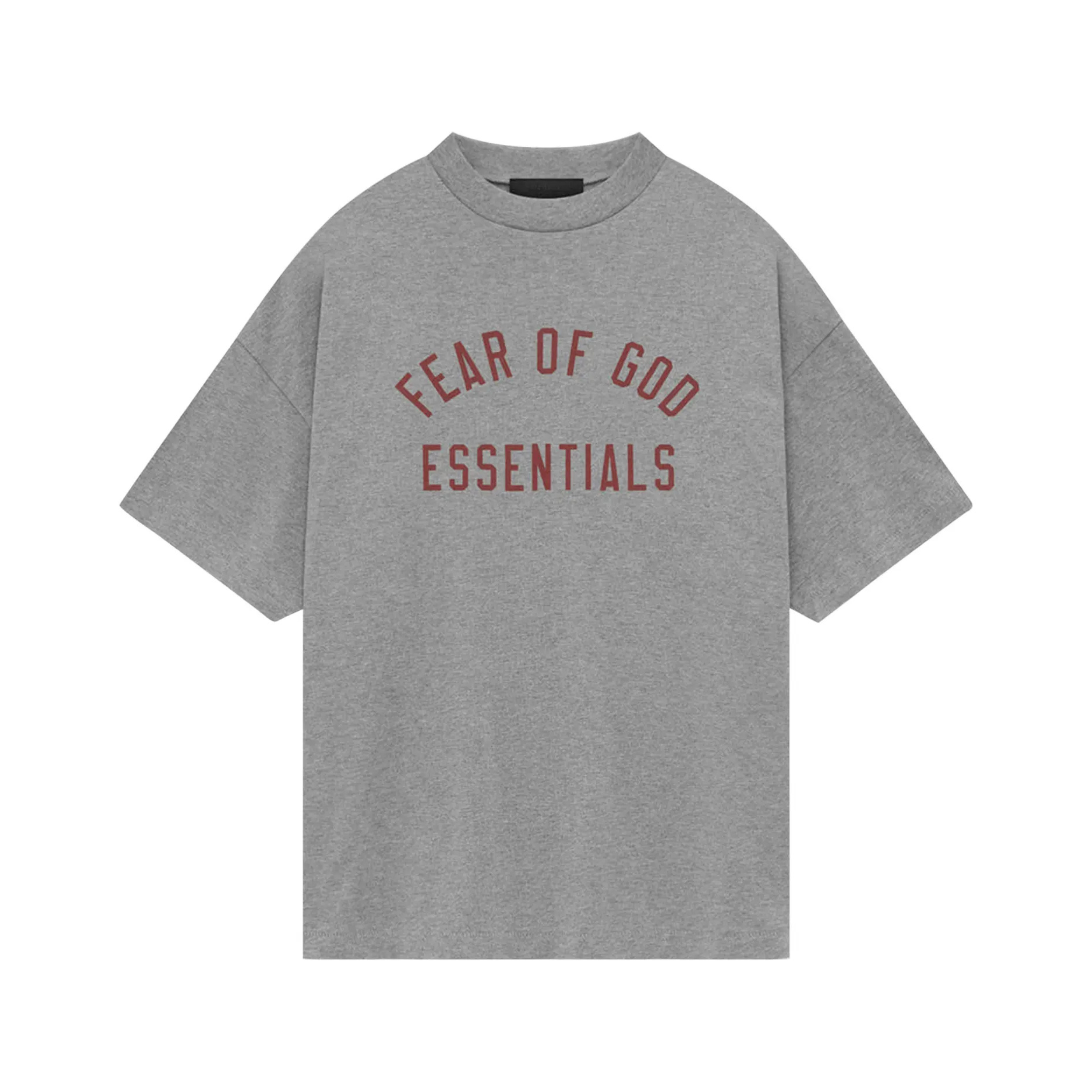 Fear of God Essentials Jersey Crewneck Tee 'Dark Heather'