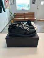 Travis Scott x Air Jordan 1 Retro Low OG SP 'Black Phantom' Pre-owned