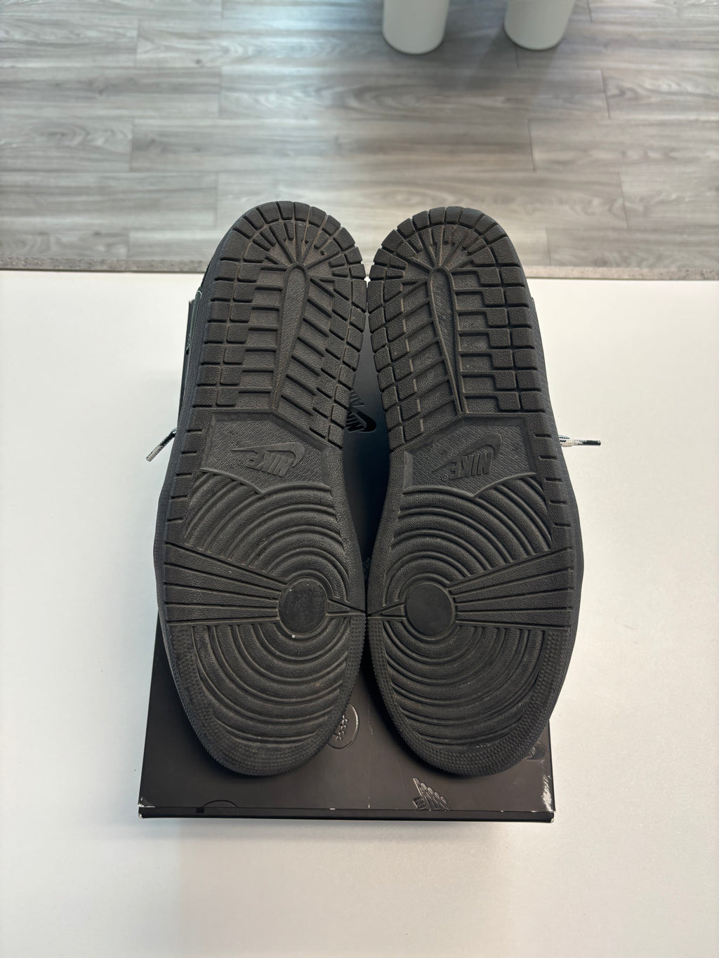 Travis Scott x Air Jordan 1 Retro Low OG SP 'Black Phantom' Pre-owned