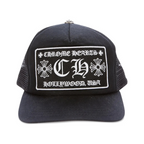 Chrome Hearts CH 'Hollywood' Trucker Hat Black/Black